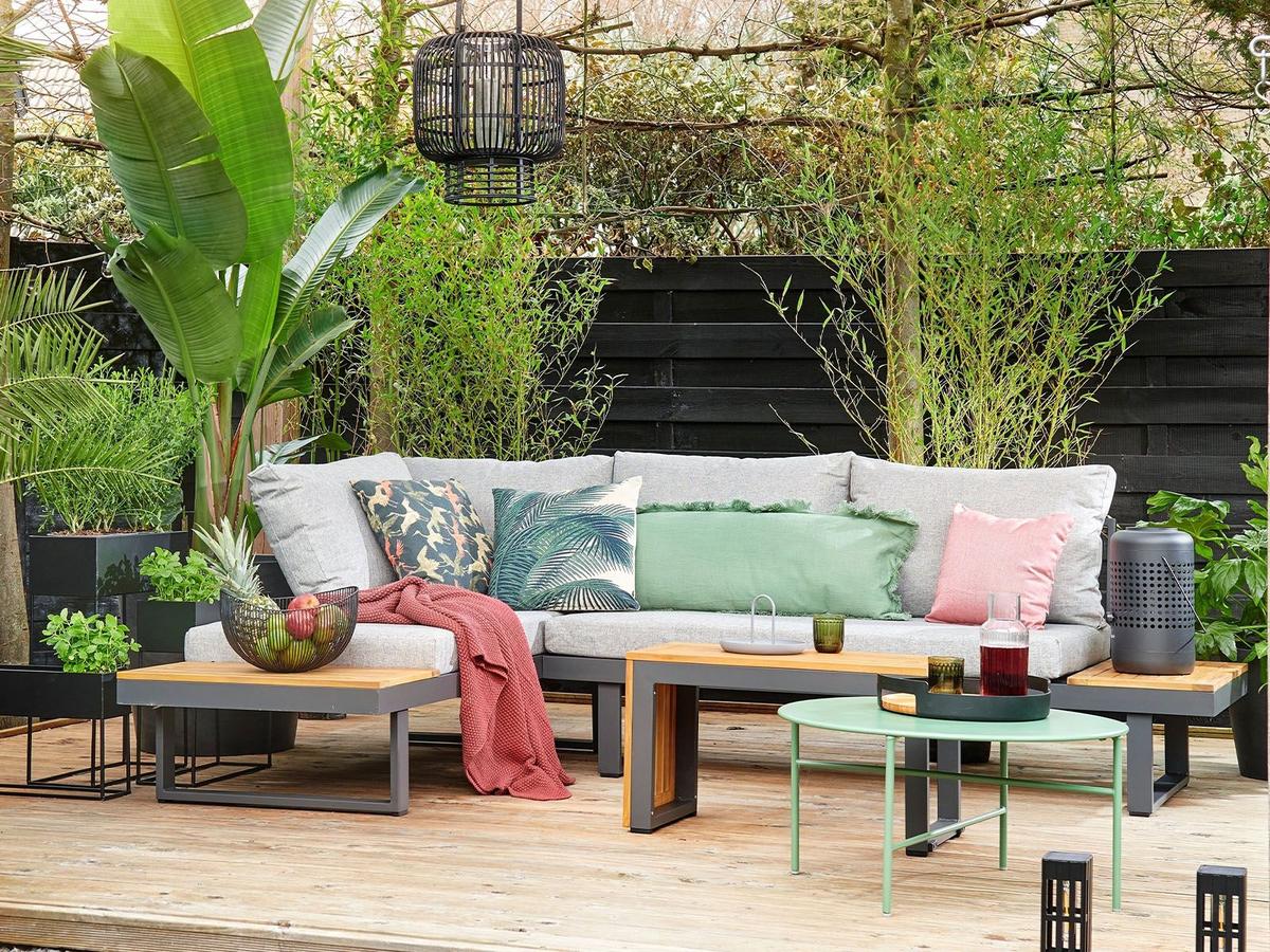 SenS-Line Olympia Loungeset - Multifunctioneel Design - 4-zits - Antraciet