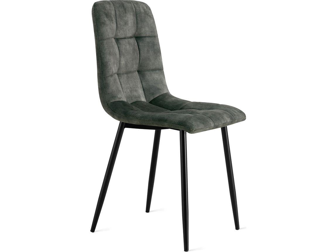 Multifurn Yerevan Eetkamerstoel - Duopack - Velvet Groen - Set van 2