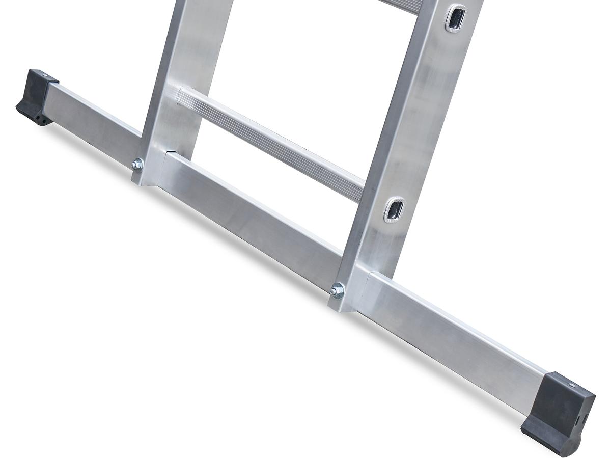 Drabest Combinatie Ladder - 2x 9 Treden - Aluminium - 2,70 m