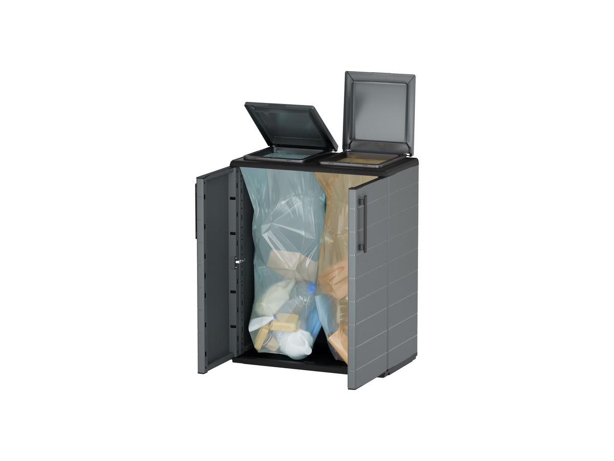 Artplast P71/ECO halfhoge kast - Kunststof - Wit - 68x37x84 cm