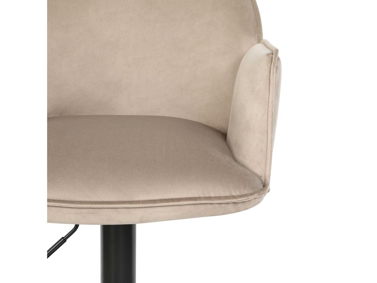 Barkruk Jill Velvet - Duopack - Taupe - 2 stuks