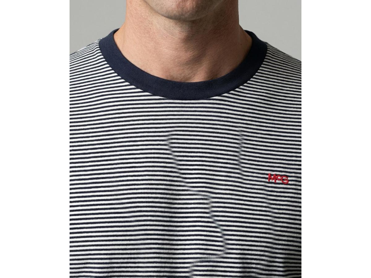 McGregor T-Shirt - Gestreept - maat S - Navy