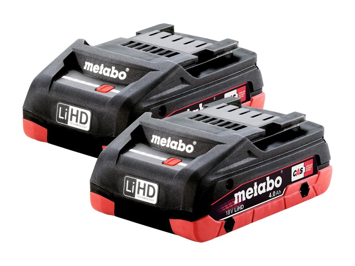 Metabo 18V Combo Set SBLTBL + SSDBL - 2x 4.0 Ah accu's, lader en koffer
