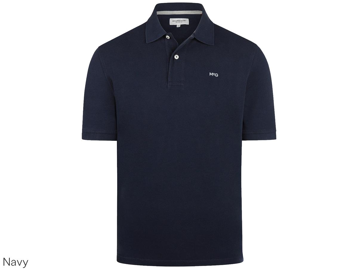 McGregor Classic Poloshirt - Bold Stripe - maat M - Terra