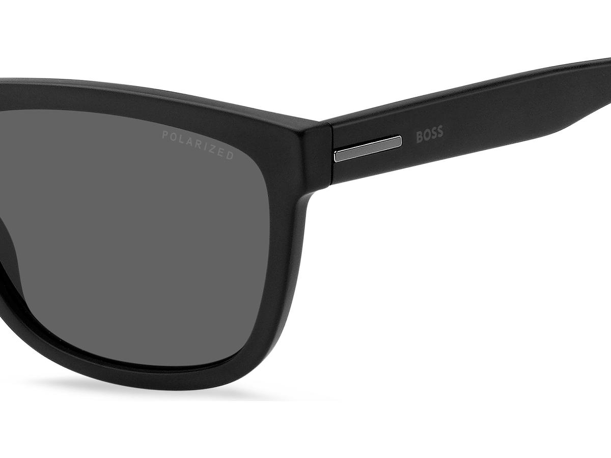 Hugo Boss Wayfarer zonnebril Matte Black 58-18-150 heren