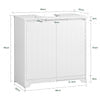 SoBuy Wastafelkast - 60 x 30 x 60 cm - wit