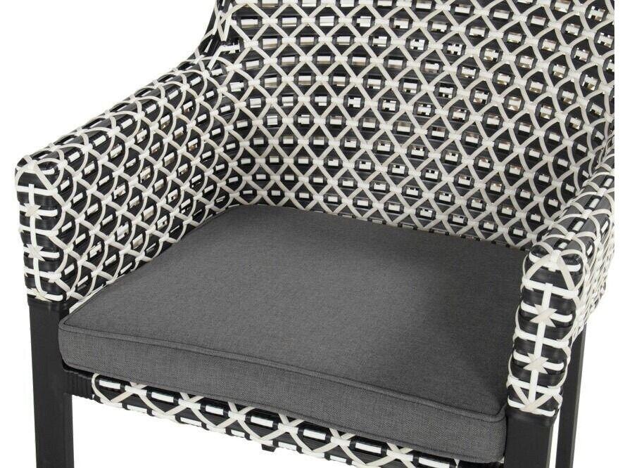 Hartman Kelly Dining Tuinstoel - Rotan - White-Black