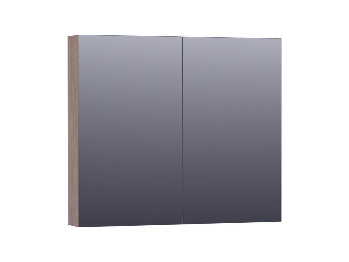 Brauer Dual 80 Spiegelkast - 80 cm - Legno Viola