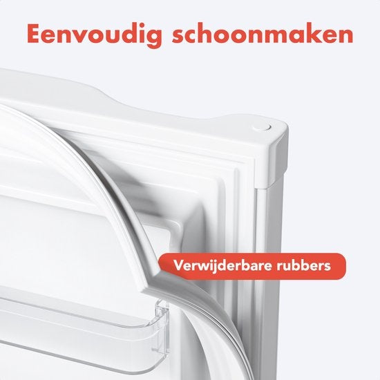 KitchenBrothers Koelkast - 127L - IJskast - Tafelmodel - Vrijstaand - Wit