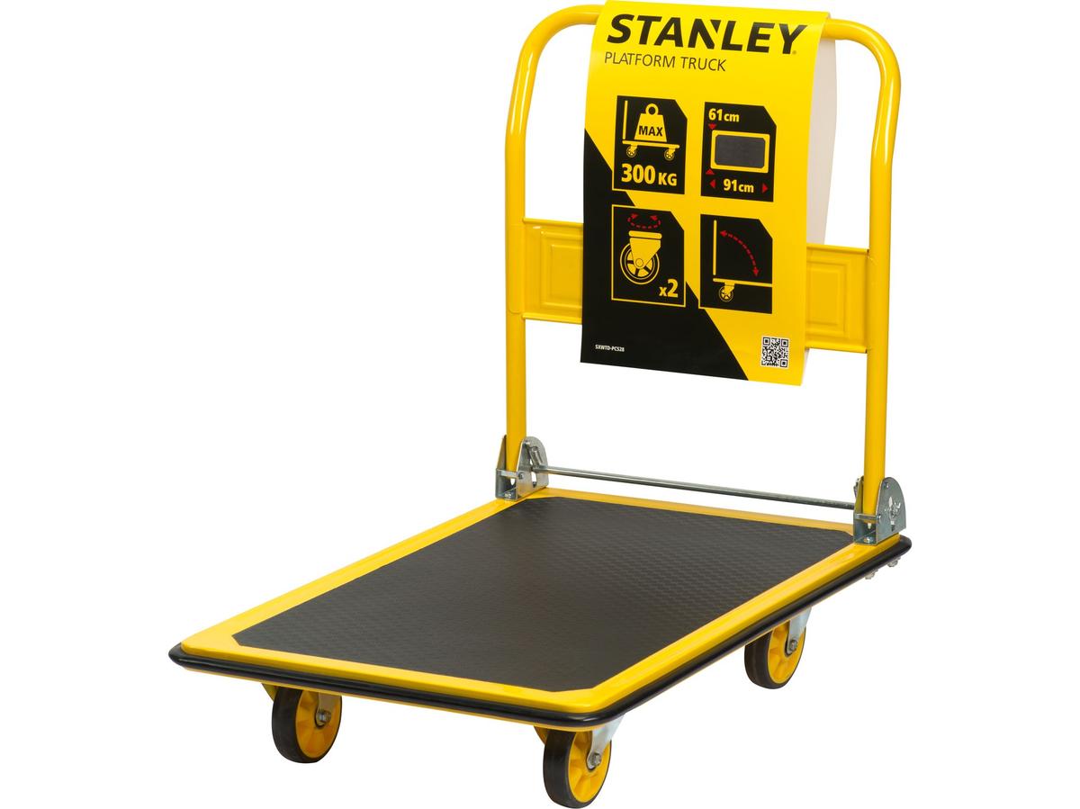 Stanley Platformwagen SXWTD-PC528 - Met Handvat - 75 x 50 cm - Zwart