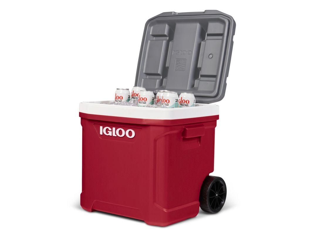 Igloo Latitude 60QT Roller Koelbox - 56 Liter - Rood