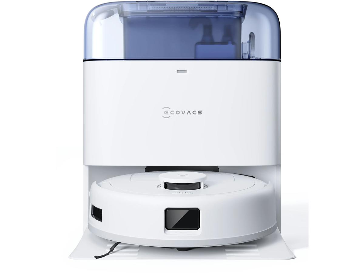 Ecovacs Deebot Mini Stofzuig- en Dweilrobot met Klein Omni Station - Compact en Efficiënt