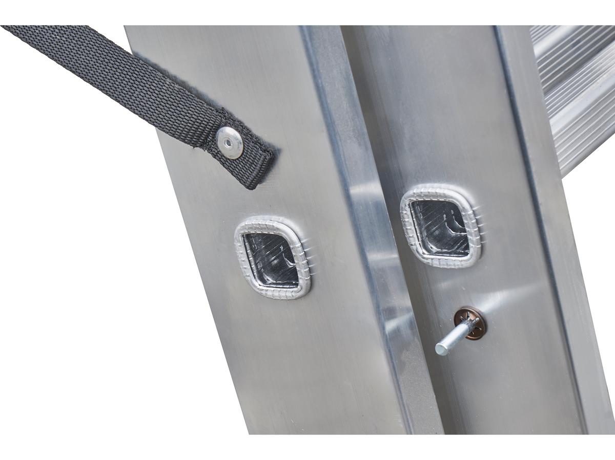 Drabest Combinatie Ladder - 2x 9 Treden - Aluminium - 2,70 m