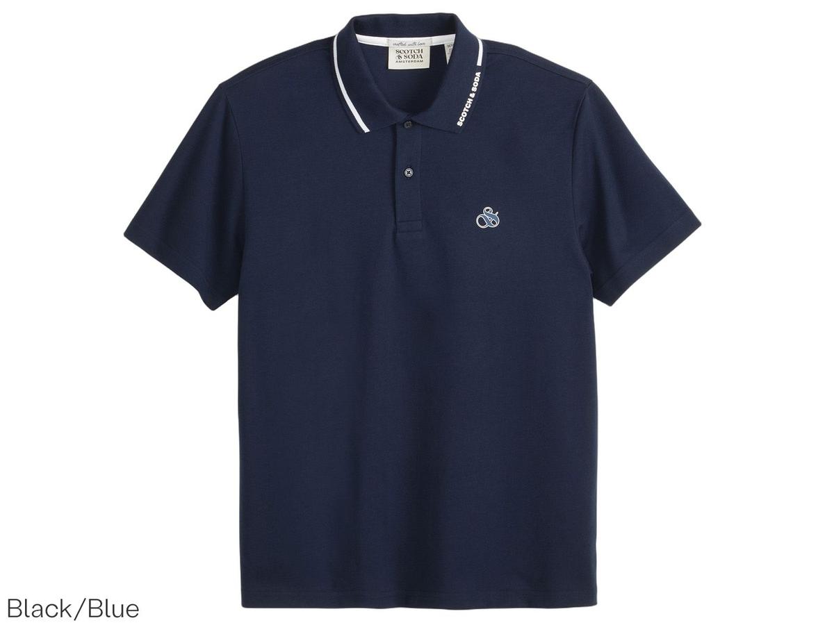 Scotch & Soda Tipped Poloshirt XL Black/Blue SSP26VMB-21151 SSP26VMT-21151