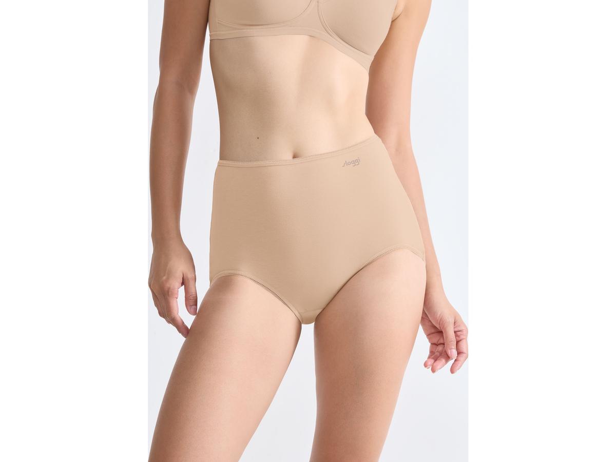 Sloggi Pure Comfort H Maxi Slip - 3-pack - maat S - Skin