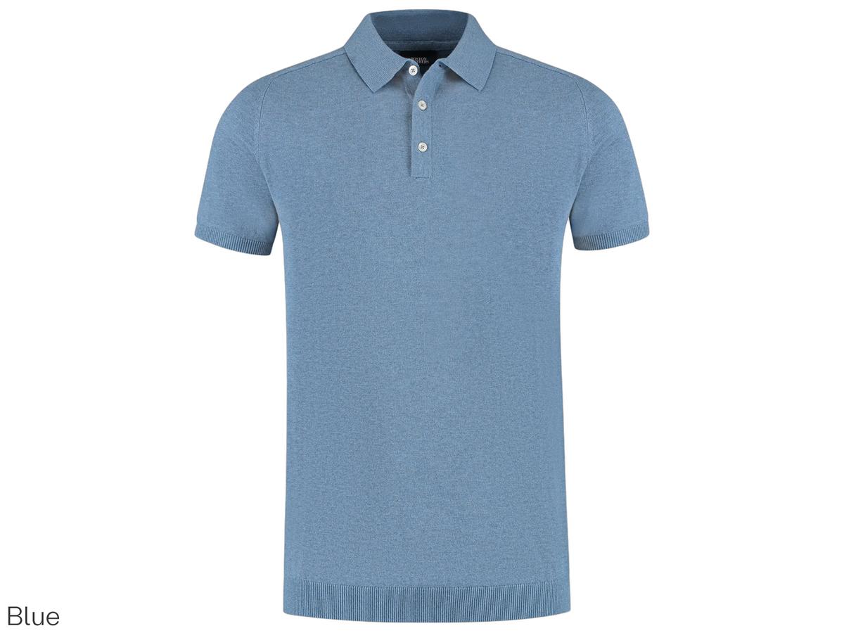 Boston Brothers Gebreid Poloshirt XL Lt Sand BBO36S500-0000-9515