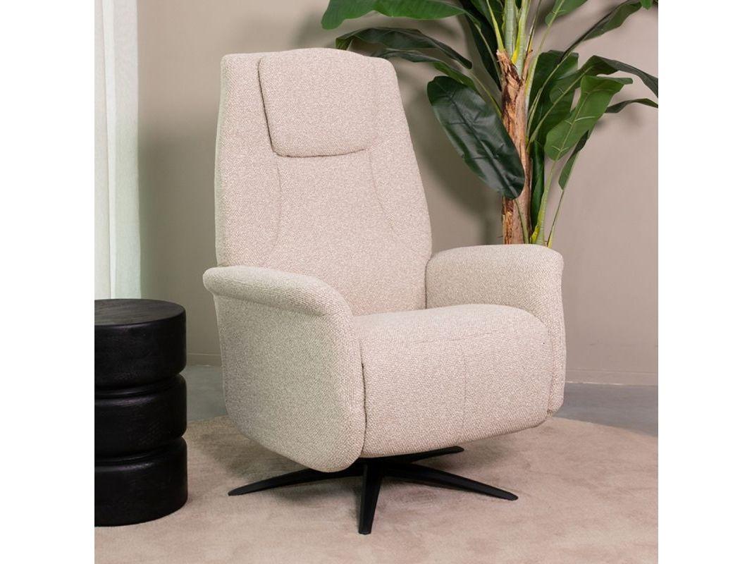 Label51 Stockholm Elektrische Fauteuil - Royal Bouclé - 77x87x112 cm - Naturel