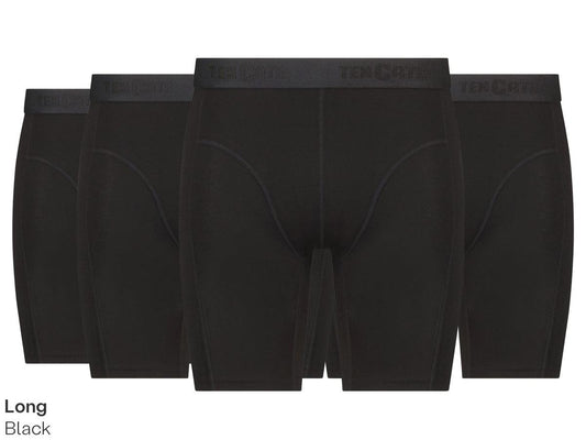 Ten Cate Bamboo Boxershort - Zwart - maat S - 2-pack