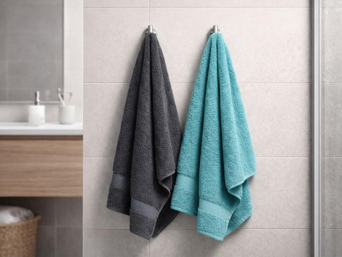 Lotus Handdoek 14x - 50 x 100 cm - Antraciet - Set van 7x 2 stuks 500gr
