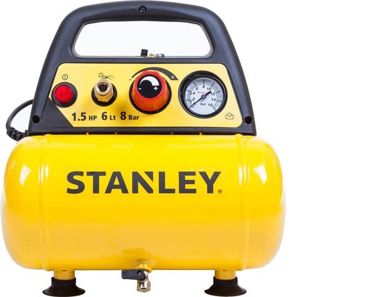 STANLEY – DN200/8/6 Luchtcompressor – 8 bar – Olievrij