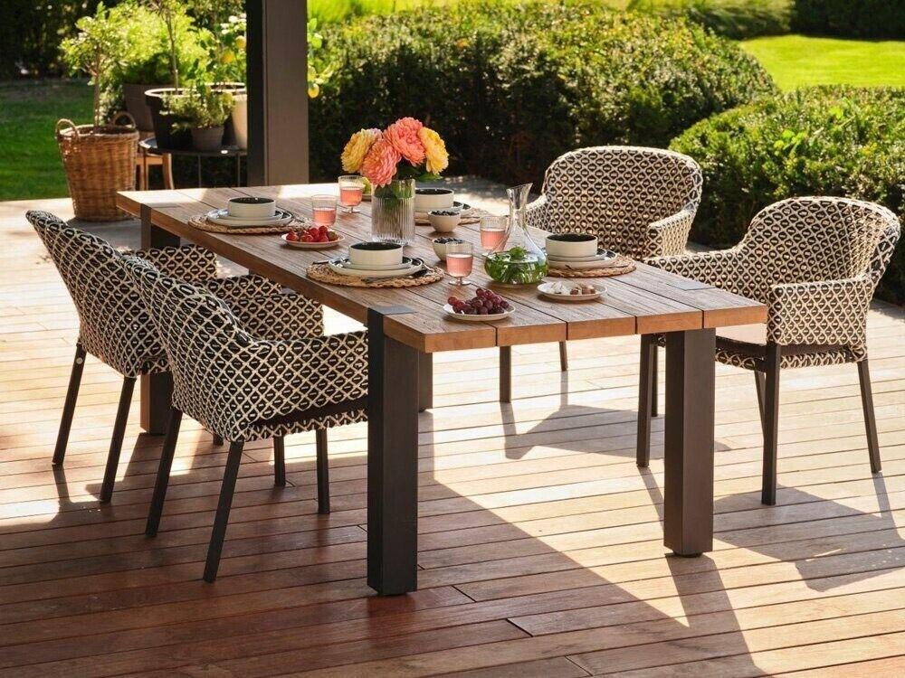 Hartman Kelly Dining Tuinstoel - Rotan - White-Black