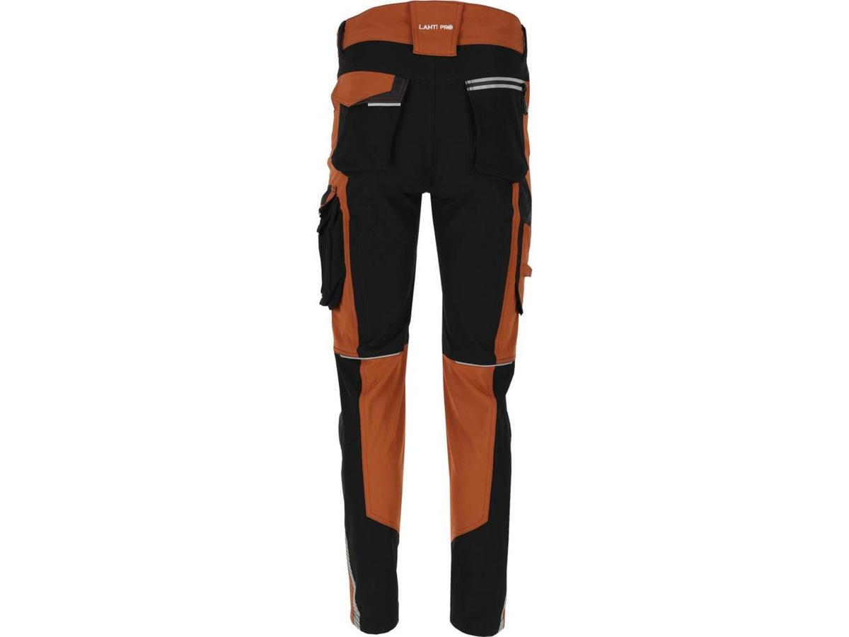 Lahti Werkbroek Pants Stretch - Brown-Black - maat M