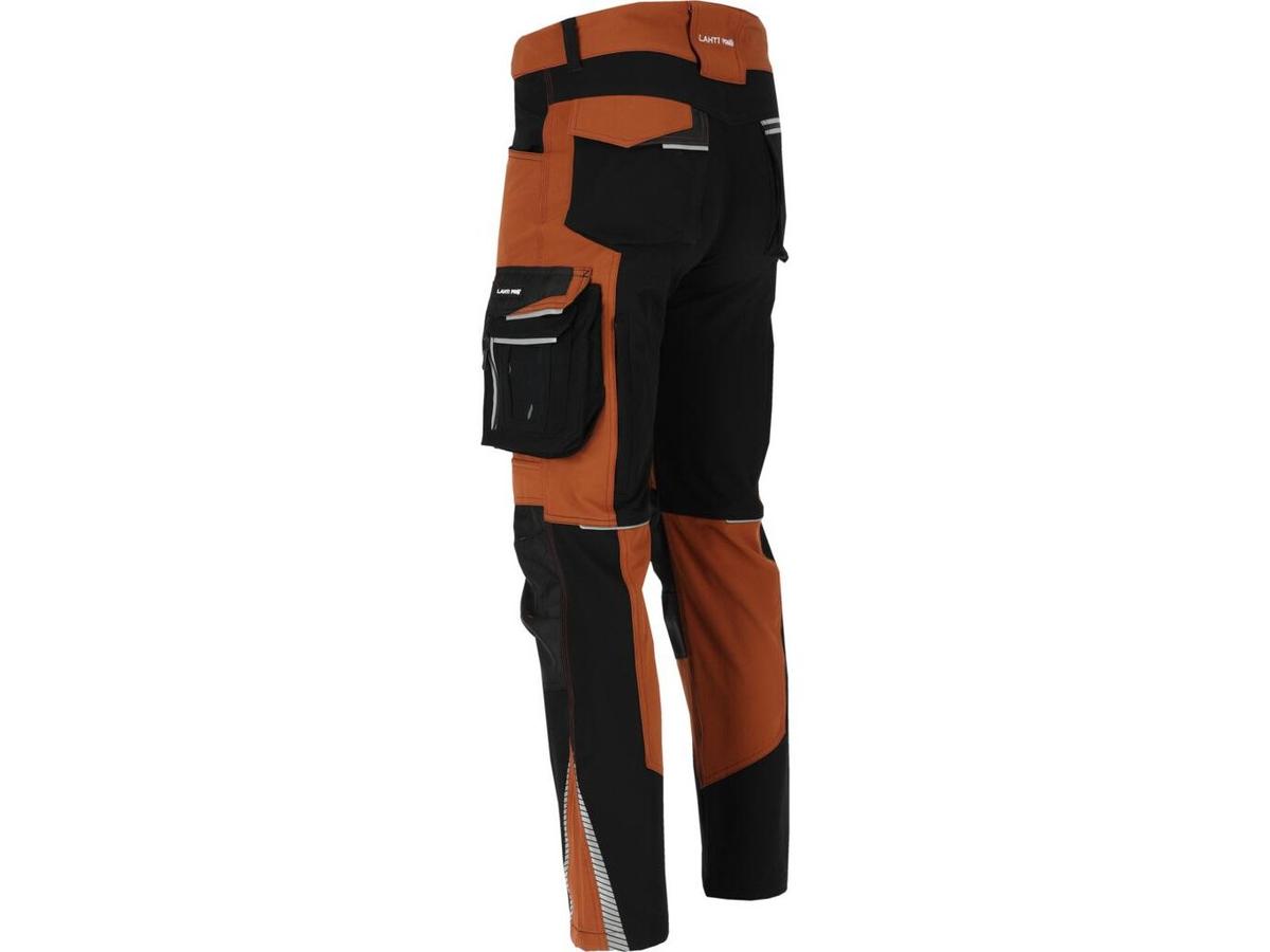 Lahti Werkbroek Pants Stretch - Brown-Black - maat M