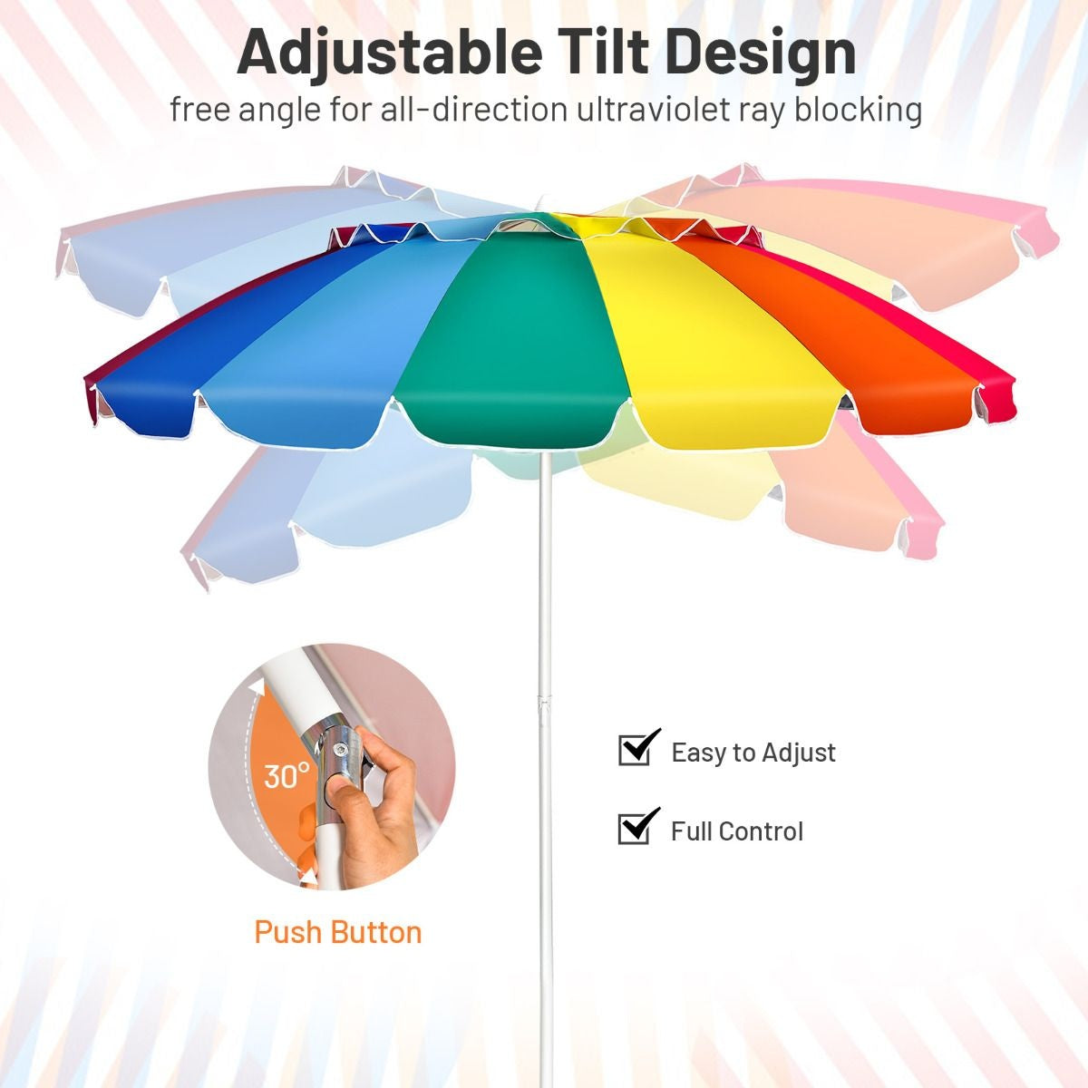 Coast Strandparasol Buitenparasol 245cm
