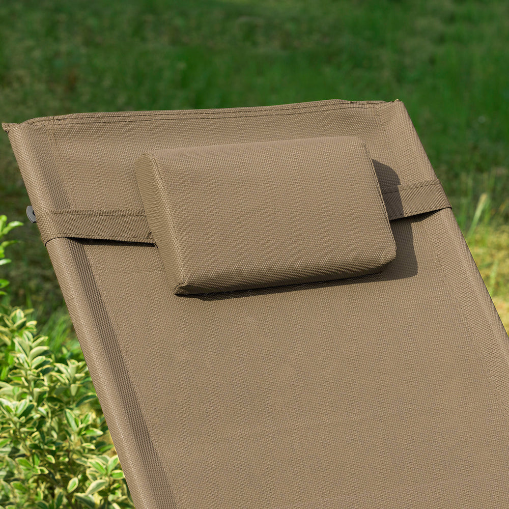 SoBuy Comfortabele Swingstoel - Bruin - Metalen Frame