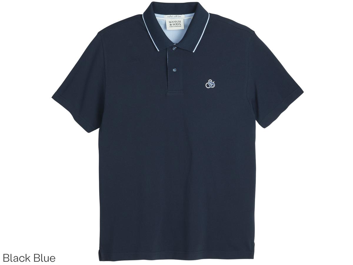 Scotch & Soda Tipped Poloshirt Heren XXL Glacier Ice 482 SSP26VMT-21156