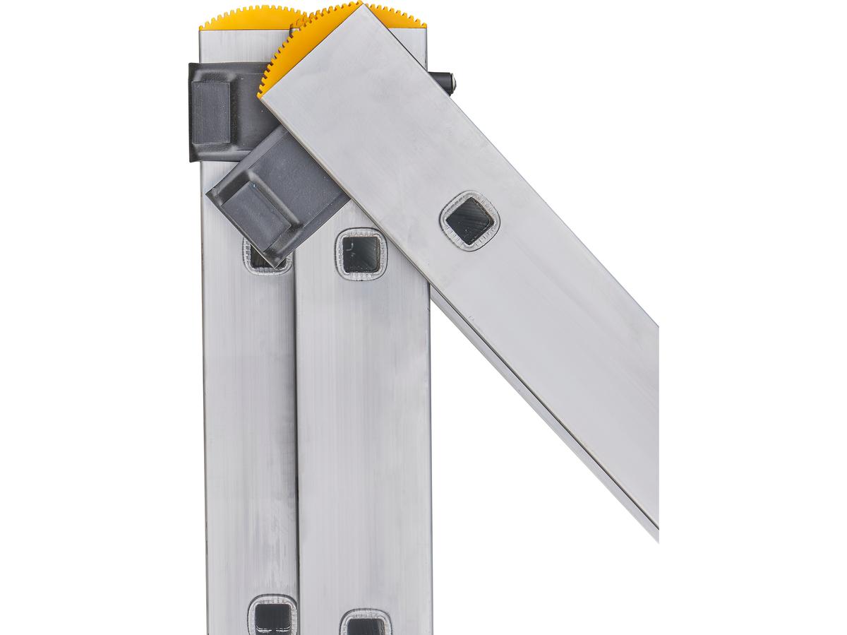 Drabest Combinatie Ladder - 2x 9 Treden - Aluminium - 2,70 m