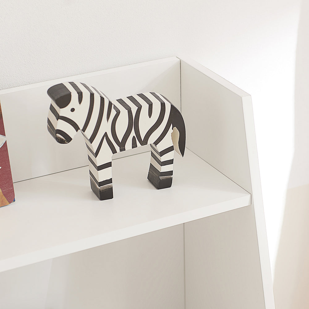 SoBuy Boekenkast - Wit - Hout - 60x25x80cm