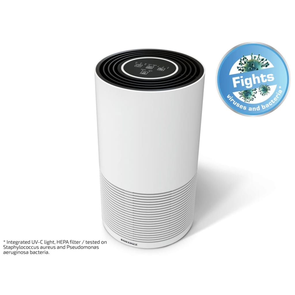Soehnle Air Purifier 400 - Luchtreiniger - HEPA filter - 240 W - Wit - 145m3/u - 27x43.5x27 cm