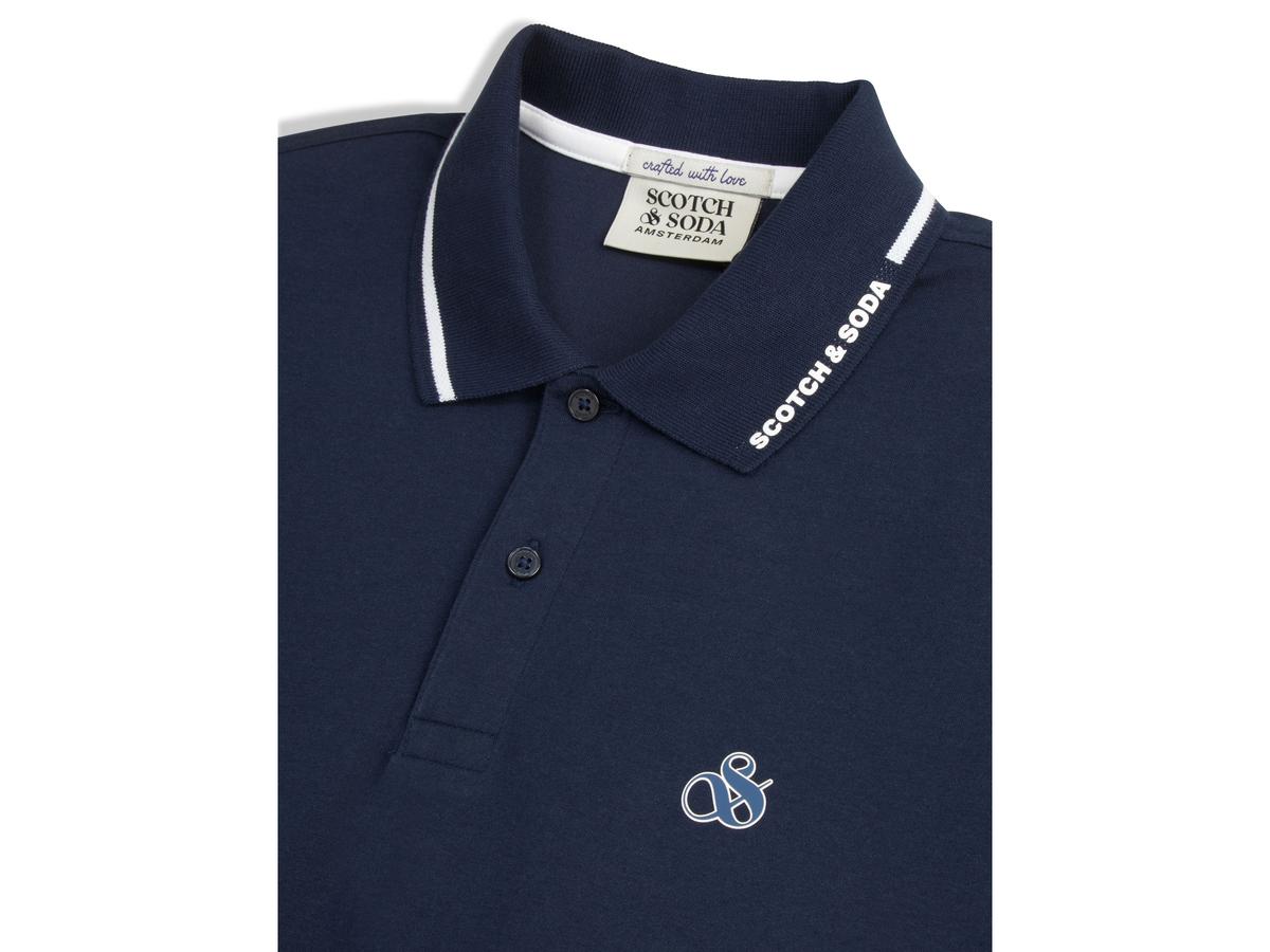 Scotch & Soda Tipped Poloshirt XL Black/Blue SSP26VMB-21151 SSP26VMT-21151