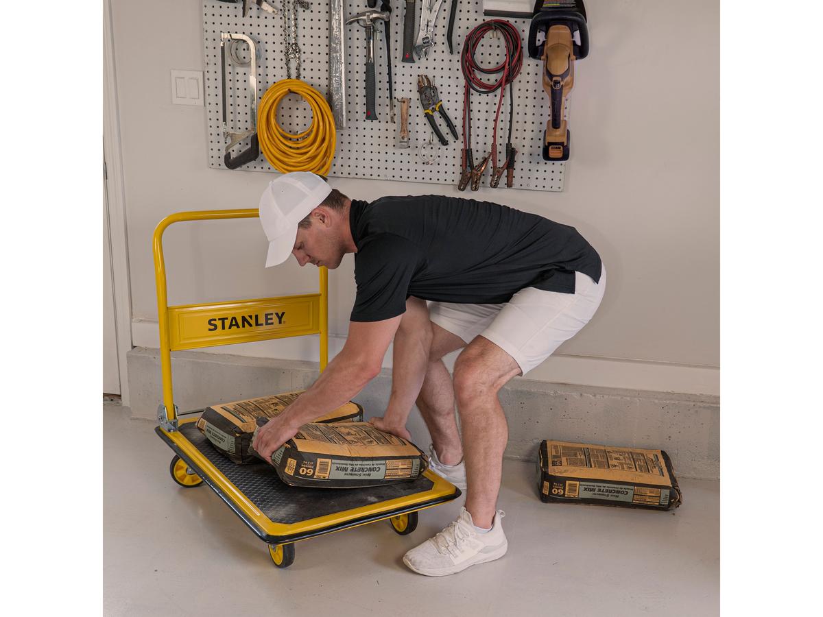 Stanley Platformwagen SXWTD-PC528 - Met Handvat - 75 x 50 cm - Zwart
