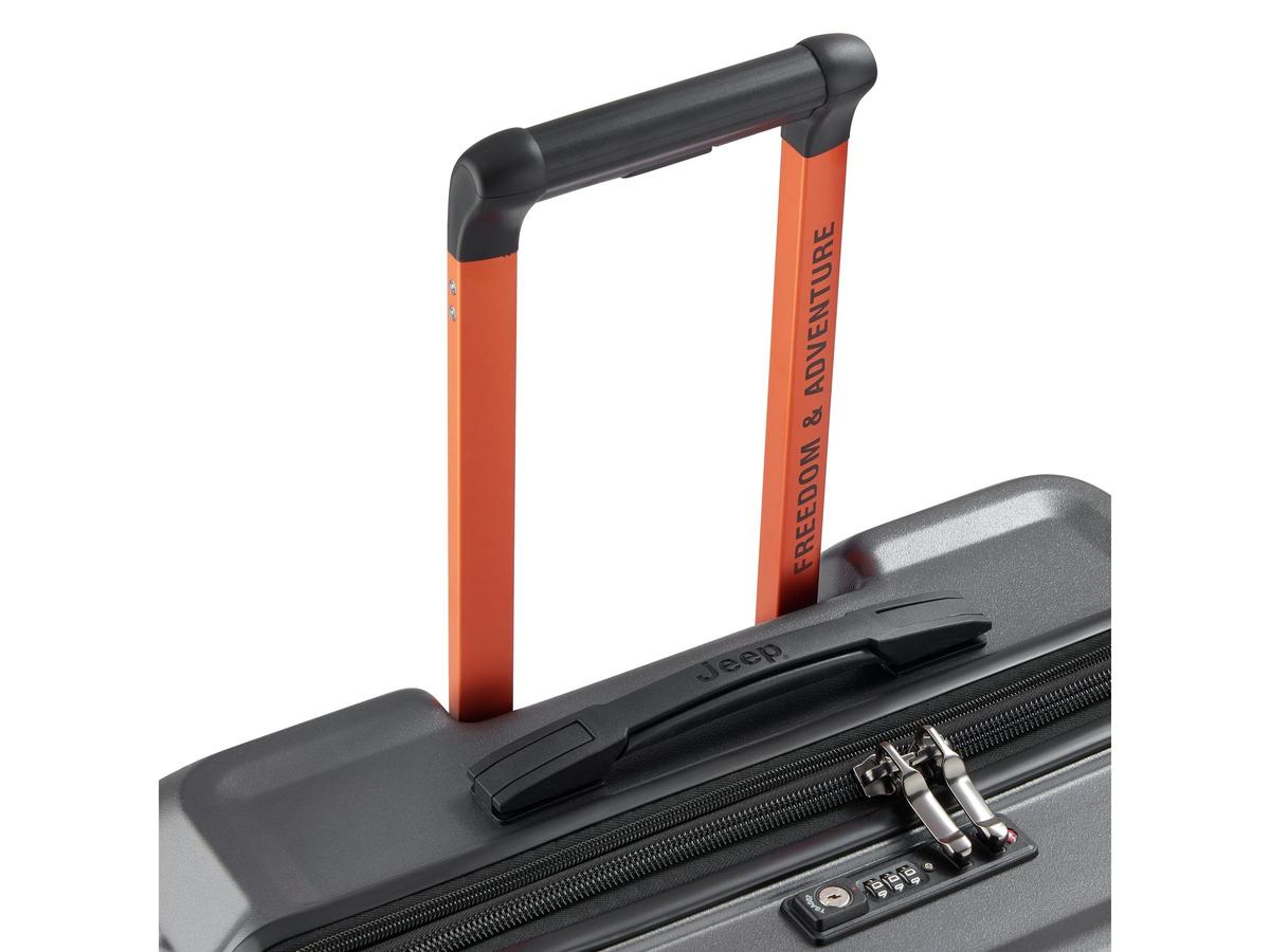 Jeep Uitbreidbare Trolley XL - 81 cm - Silver