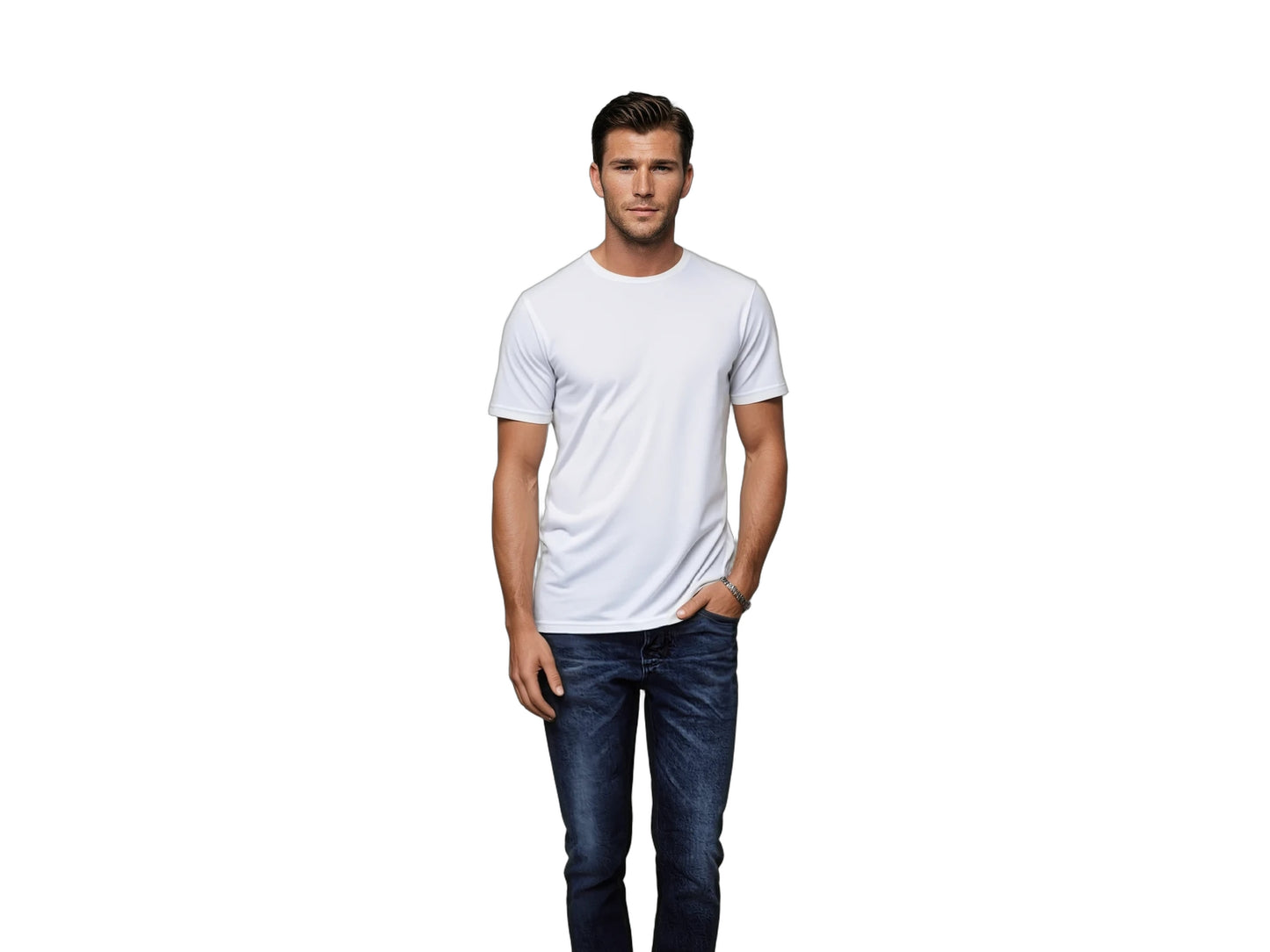 LebasQ Bamboo T-Shirt 3-pack - zwart - maat M - V-hals heren