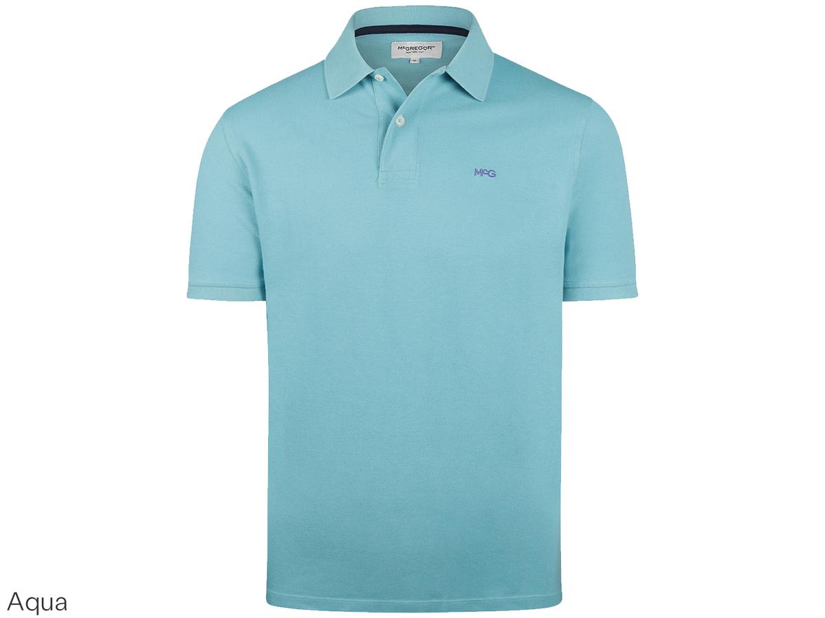 McGregor Classic Poloshirt - Bold Stripe - maat M - Terra