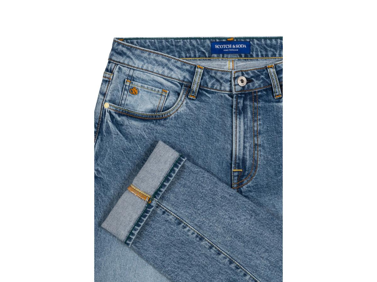 Scotch & Soda Haarlem Straight Fit Jeans W32-L32 Navy/Bright 467 SFA25VMB-21256