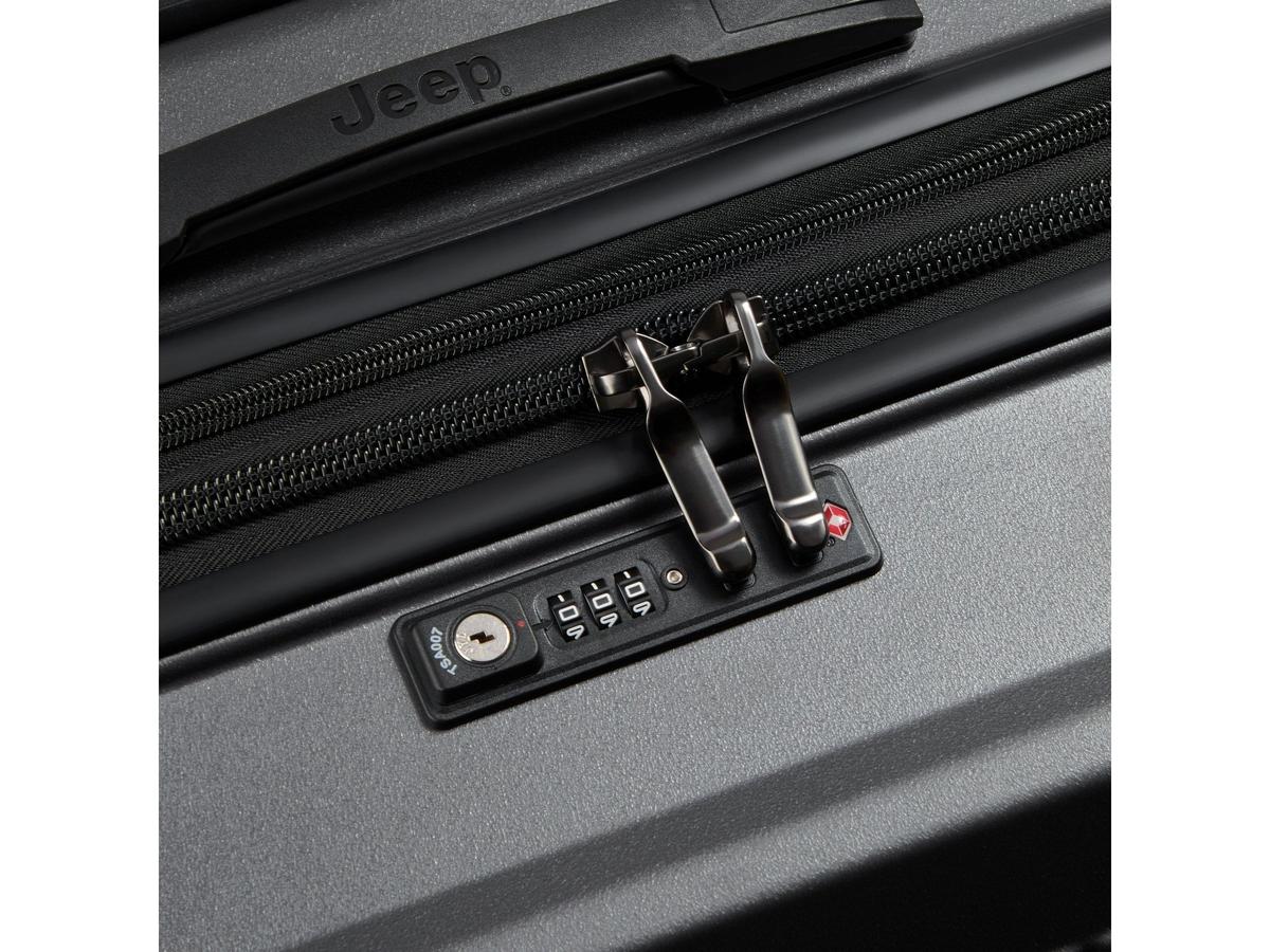 Jeep Uitbreidbare Trolley XL - 81 cm - Silver