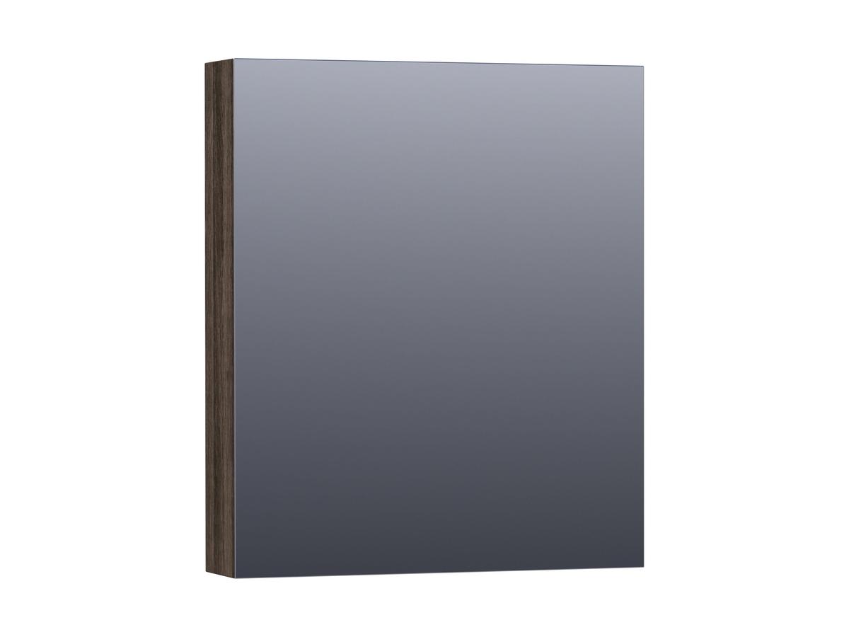 Brauer Dual 60 Black Wood Spiegelkast - 60 cm - Linksdraaiend