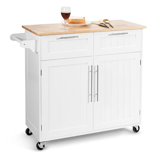 Coast Keukentrolley – Incl. Lades – 94 x 45,5 x 94,5 cm – Wit