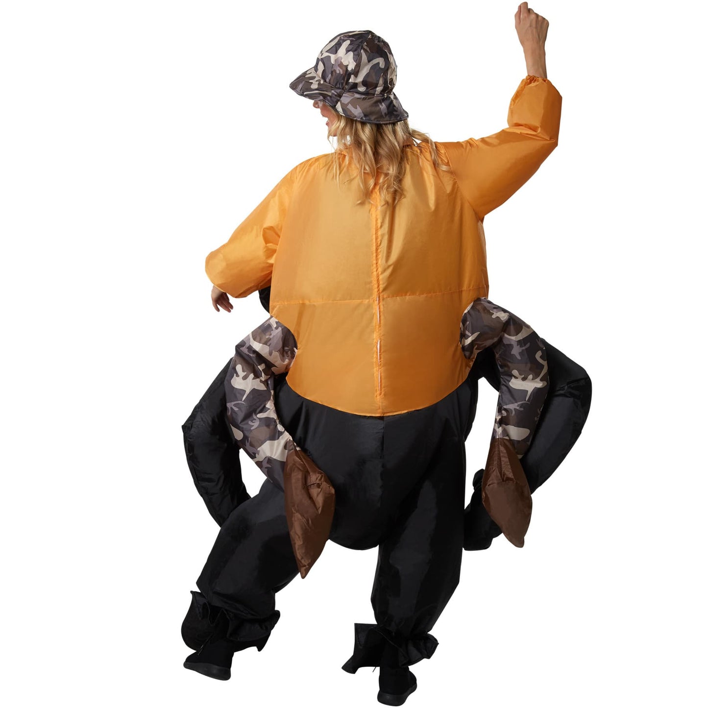 big game hunter - grootwildjagerskostuum voor volwassenen - universeel - pak en hoed - 180-200 cm