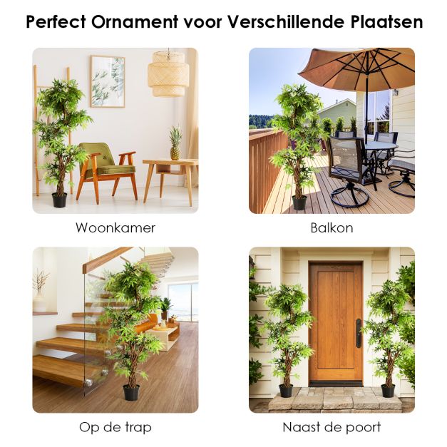 Coast Kunst Bonsai - PVC - Voor Binnen & Buiten - 160 cm