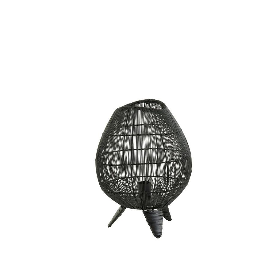 Light & Living - Tafellamp YUMI - Ø28 cm - Zwart