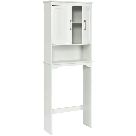 Coast badkamer kast wasmachines kast met verstelbare plank 63 x 23 x 168 cm
