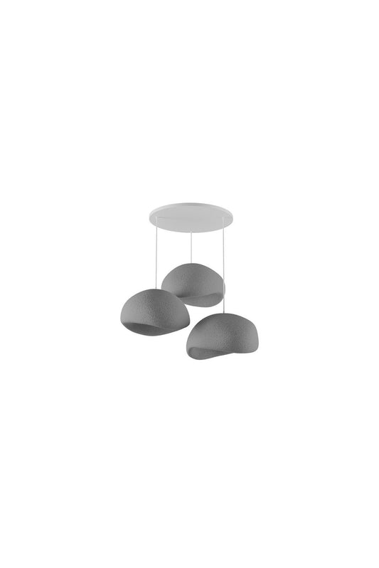 abi Loom - Wabi Sabi Haze & Hues Plafondlamp - 3-Lichts - Grijze Betonlook
