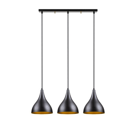 Squid Lighting Hanglamp - 72 x 22 x 110 cm - Zwart