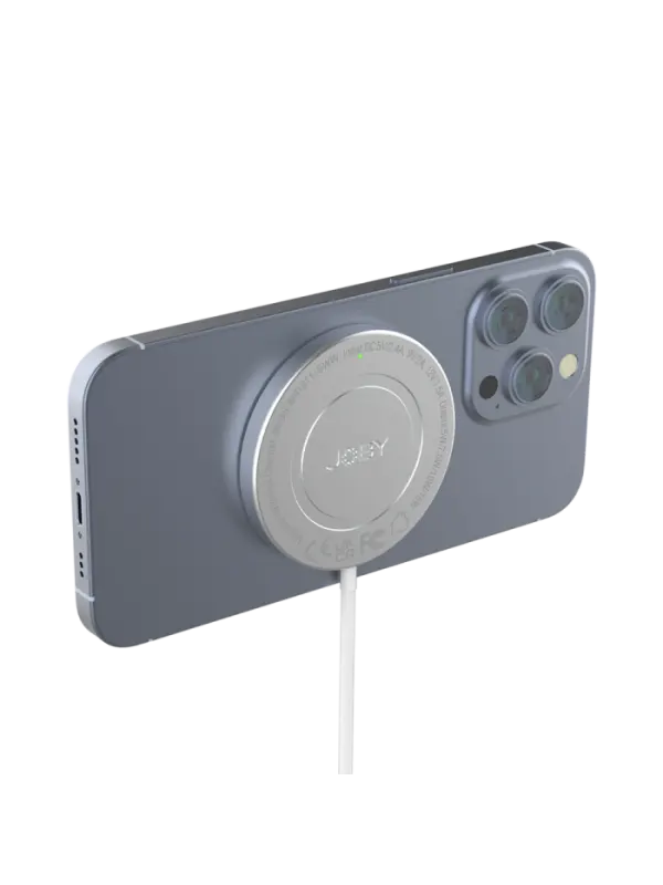JOBY Magnetic Wireless Charger – Qi Draadloos – MagSafe 7.5W iPhone / 15W Qi – USB-C – Zwart