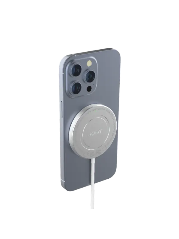 JOBY Magnetic Wireless Charger – Qi Draadloos – MagSafe 7.5W iPhone / 15W Qi – USB-C – Zwart